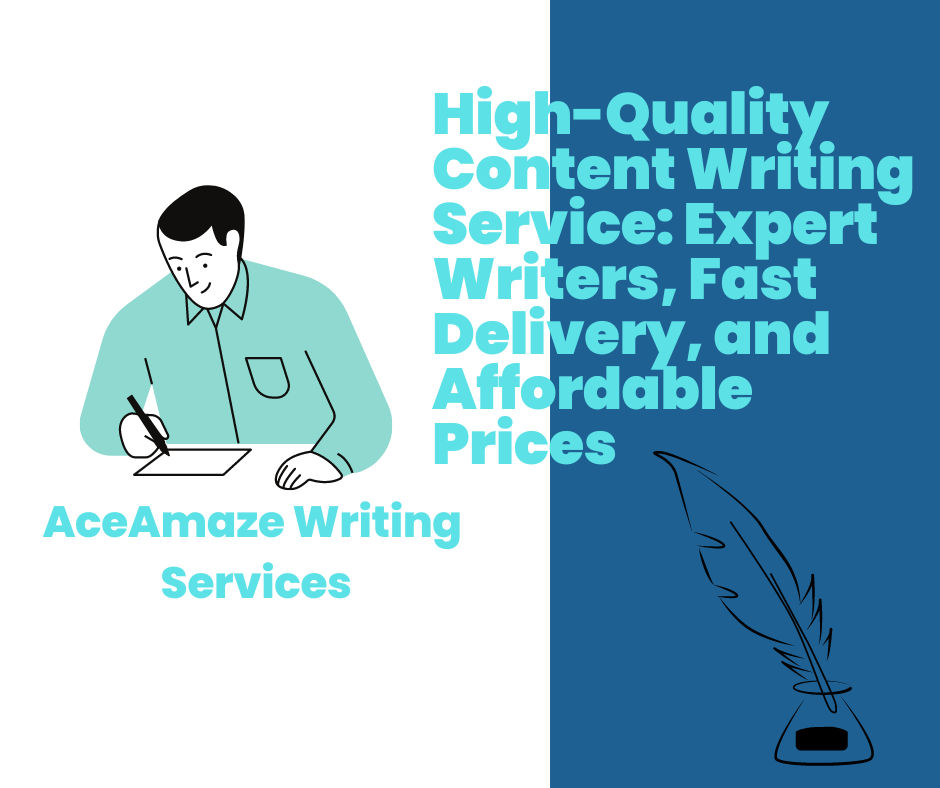 Boost Your Content Marketing with High-Quality Content Writing Service: Ace Amaze