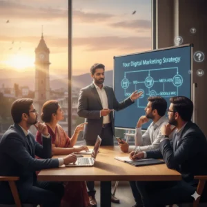 digital marketing illustration