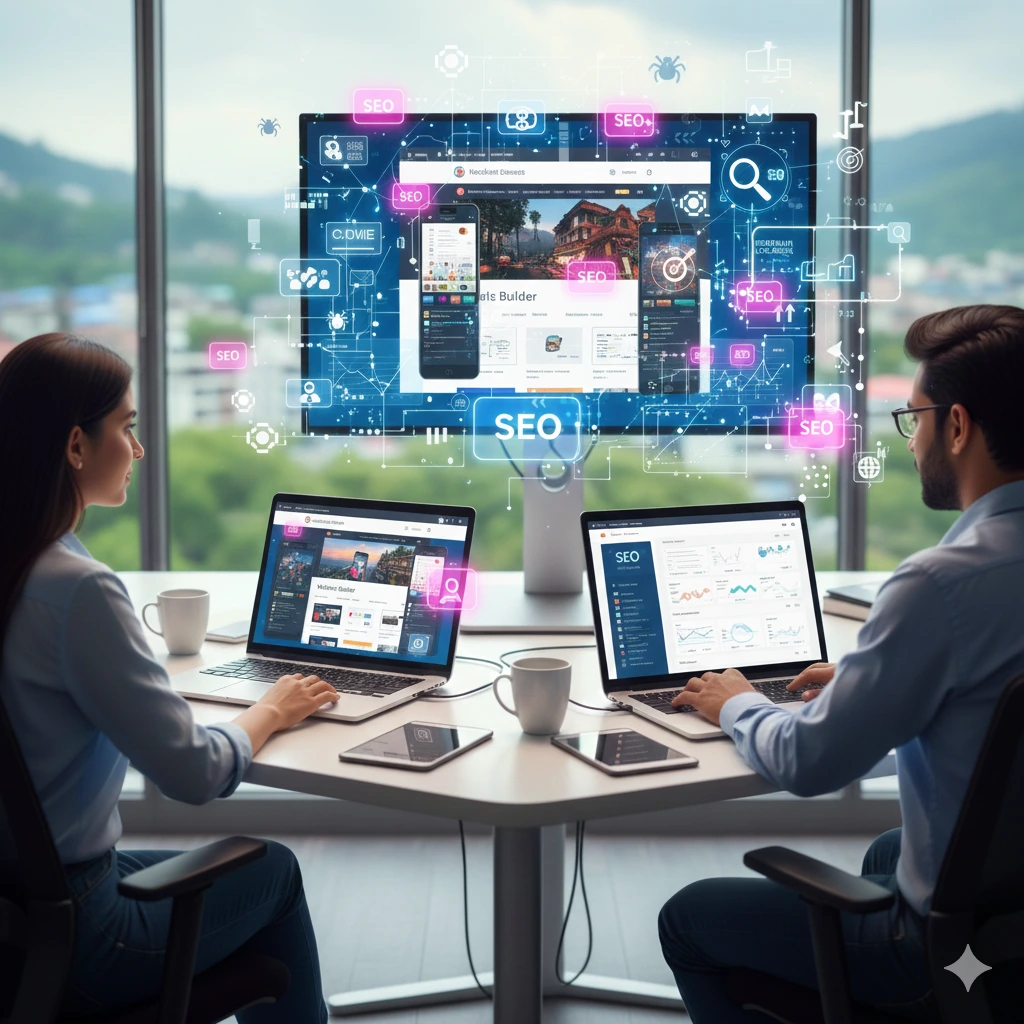 digital marketing illustration