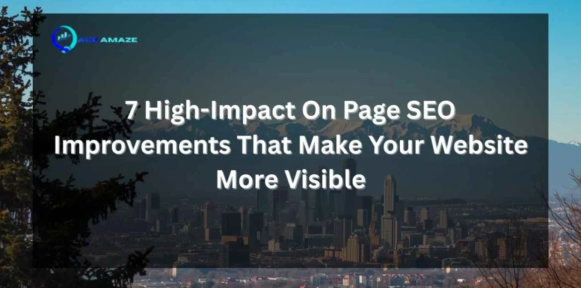 On Page SEO