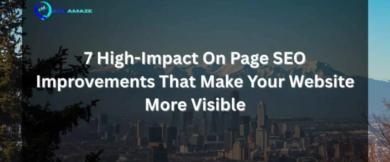 On Page SEO